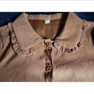 Long Sleeve Ruffle Blouse